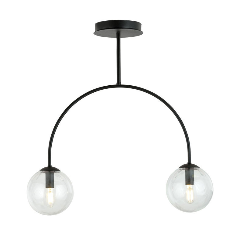 Averell 2 - Light Geometric Chandelier, Transparent