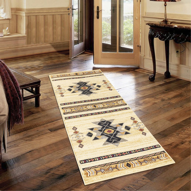 Tribes 2 pi. 7 po X 7 pi 3 po Tapis Southwest, Tapis de couloir 2 pi 7 po x 7 pi 3 po