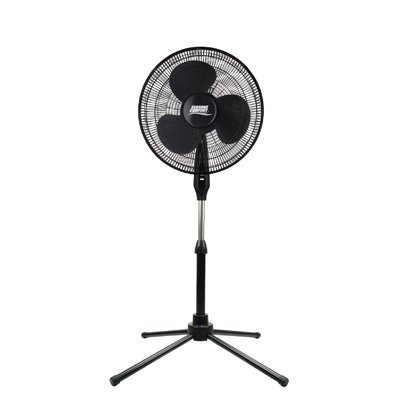Seasons Comfort 18 Inch Oscillating Pedestal Fan, 3 Speeds, Adj Height - FPD18B