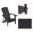 Bucareli Ergonomics Plastic Adirondack Chair-586038965