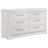Lumet 5-piece Eastern King Bedroom Set White High Gloss-809214489-809214488