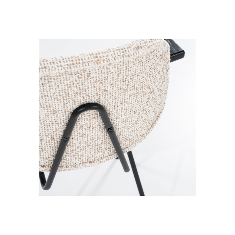 Fauteuil Jon, Beige