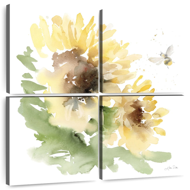 Harnek Sunflower Meadow II, 26" H x 26" W