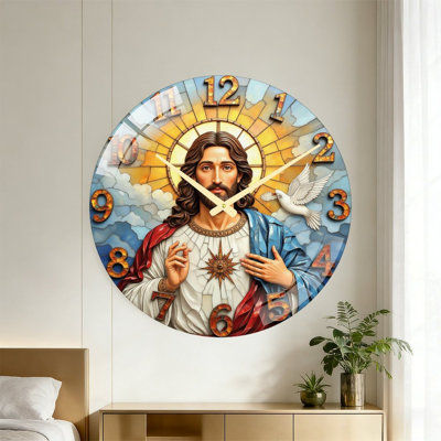 Horloge murale religieuse