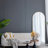 28X1x74" Celine Gold Arch Body Mirror