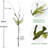 Bendable Artificial Tree Cherry Blossom Branches Vines Twigs Limb Trunk Silk Moss Plants