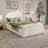 Upholstered Bed Frame With Headboard-1455405326