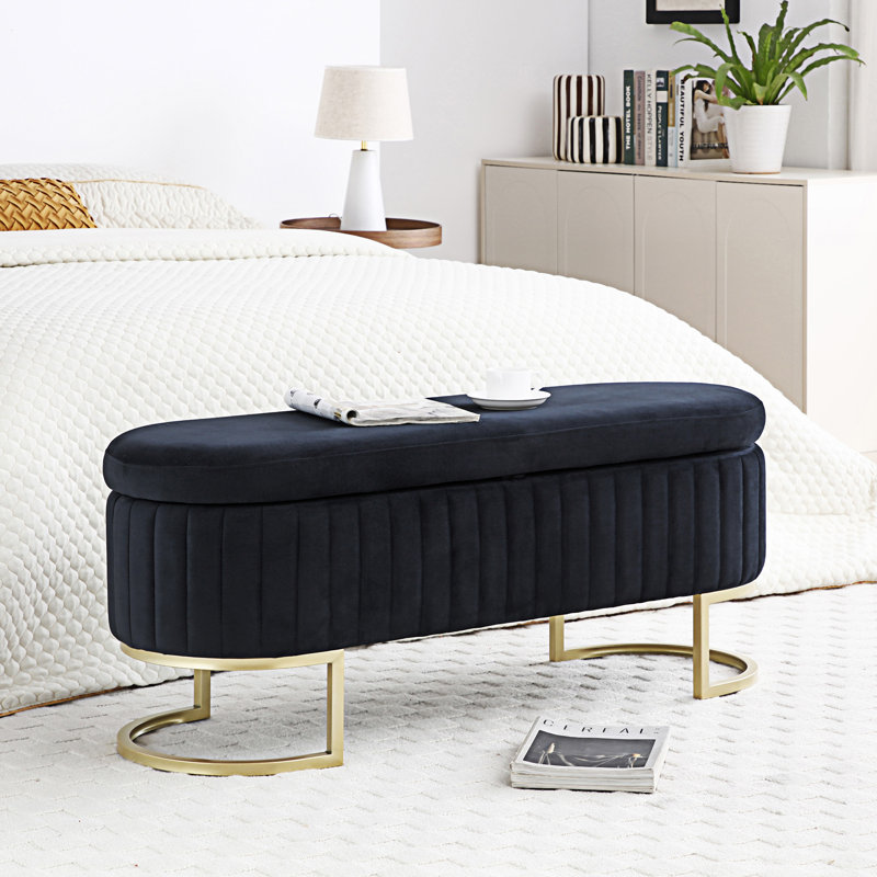 Banc de rangement, Noir
