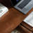 Nut-brown Rectangular Solid Wood desk-1414135563