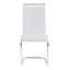 Chaises de salle à manger à haut dossier en simili cuir et base en métal Amari-1469184123-1469184119