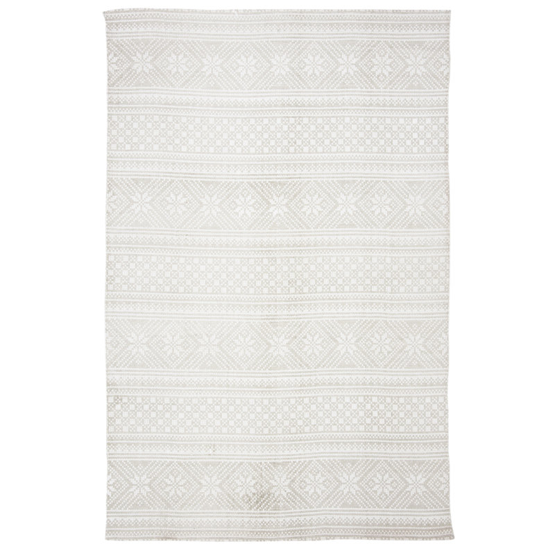 Reuben Hand Loomed Cotton Southwestern Rug, Rectangle 5' x 8'