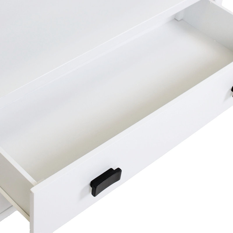Aditya 34'' W Solid Wood Nightstand, Off White