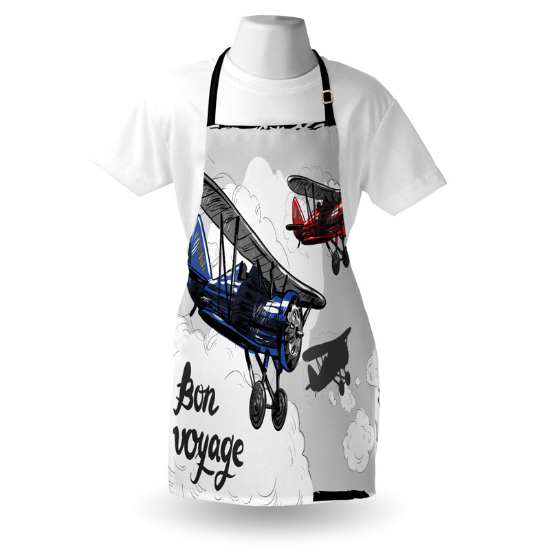 No Pattern Bib Apron