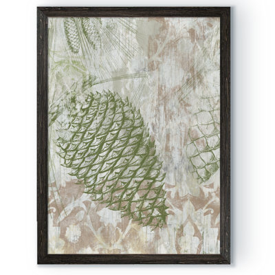 " Pinecone Fresco I " by Paul Cezanne