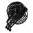Folding 3-Tier Iron Plant Stand with Elegant Leaf Cutout Design for Indoor Living Spaces and Outdoor Garden Use – 22", Black