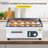 22 Inch Electric Griddle, Stainless Steel Flat Top Grill, 1600W, Adjustable Temp, Nonstick, Indoor