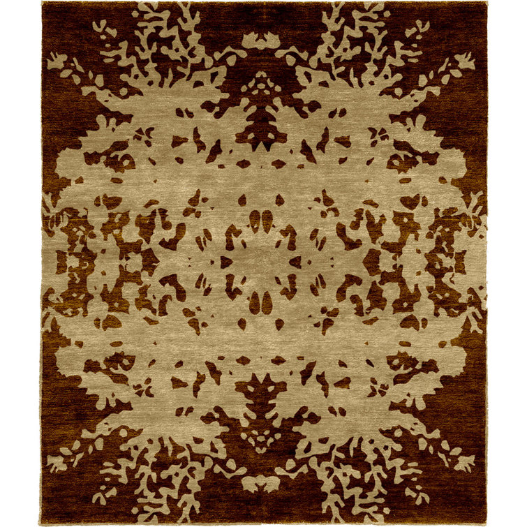 Brayden Studio® Arcade One-of-a-Kind 9' X 12' Wool Area Rug in Brown ...
