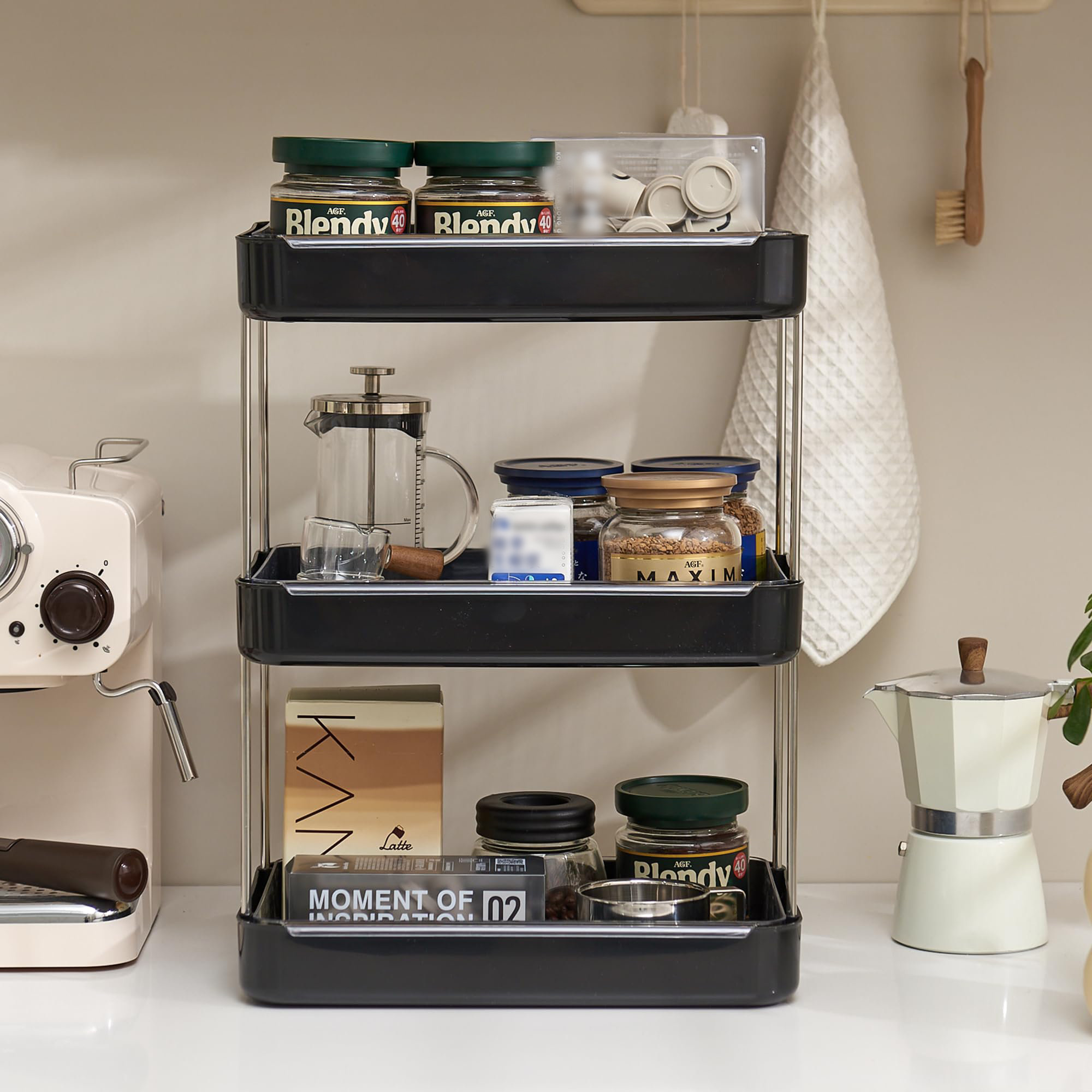 NEENCA 3-tier storage rack with removable drain tray - Wayfair Canada