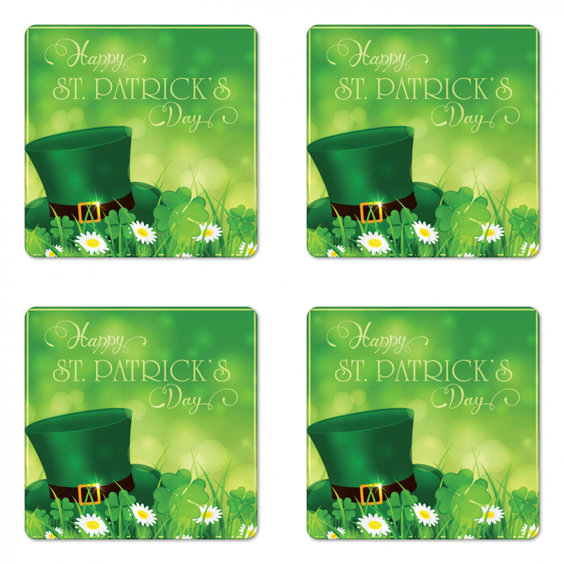 Square 4 Piece Coaster Set