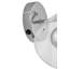 Amiya 1 - Light Dimmable Silver Industrial Style  Switched Armed Sconce