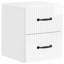34.5cm W Manufactured Wood Bedside Table-1337334736