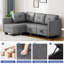 Fabric Corner Sofa -1136119373