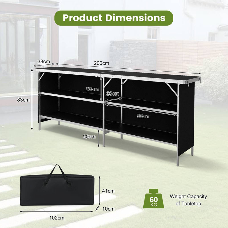 Rectangular Outdoor Bufet & Console Table