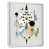 White Floater Framed