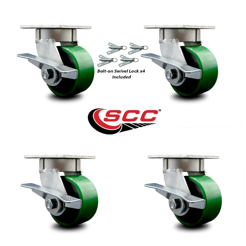 Caster Set, Green