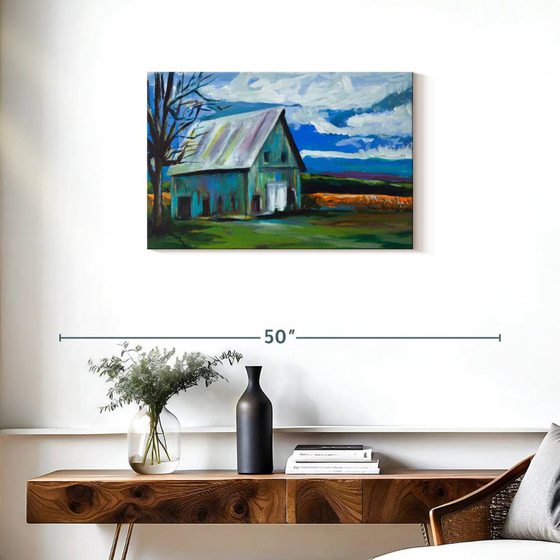 Lilie Old Barn, 20" H x 30" W