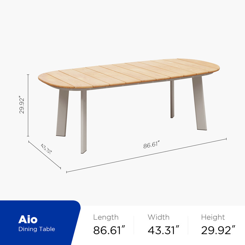 Aio Outdoor 7 - Piece Dining Set by Claudio Bellini