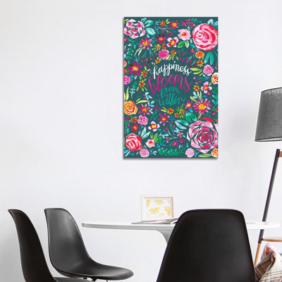 «Painted Garden I» par Amanda Mcgee, impression sur toile tendue