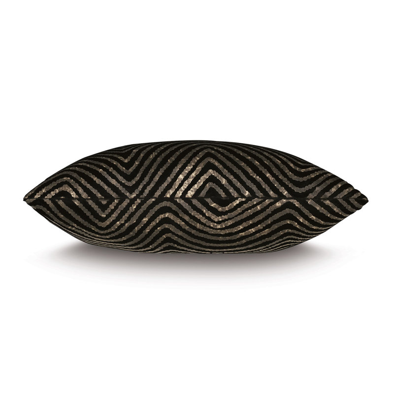 Soiree Metallic Decorative Pillow, Square 22"