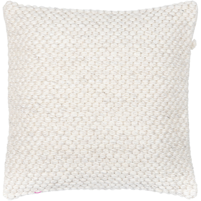 Sabirah Cotton Blend Throw Pillow, 22" x 22", Polyester/Polyfill