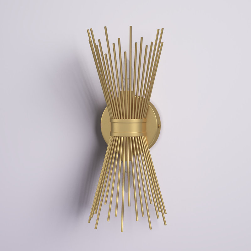 Karissa Steel Candle Wall Light