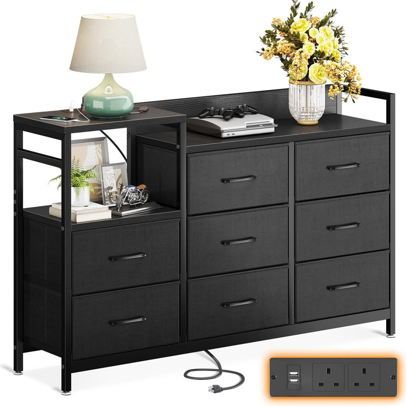 10cm W 8 - Drawer Chest of Drawers
