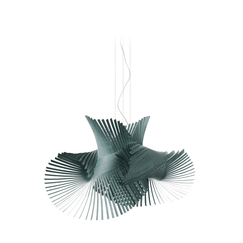 Minimikado 1 - Light Pendant, E26, Natural Cherry
