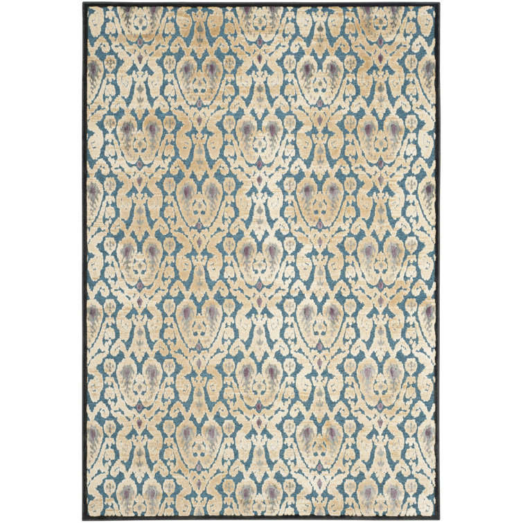 Kimber Ikat Viscose Area Rug