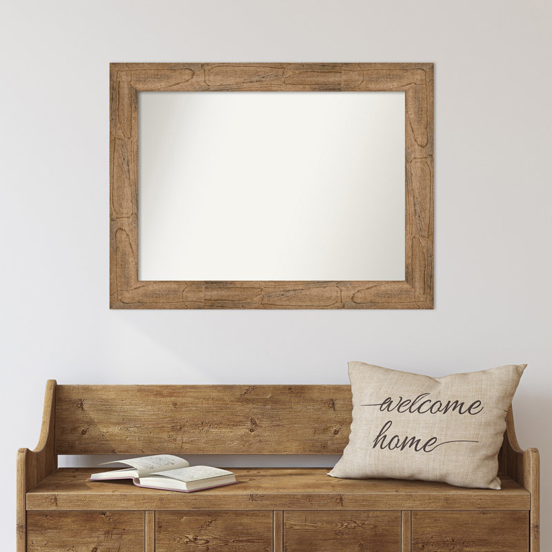 Timmy Solid Wood Wall Mirror, 25.5" x 33.5", Rectangle
