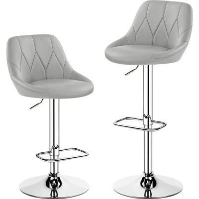 Height Adjustable Swivel Bar Stool