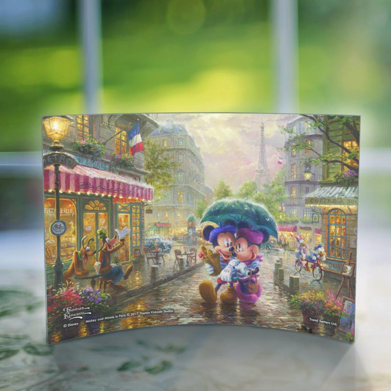 Imprimé acrylique incurvé Disney «Mickey Mouse and Minnie Mouse» Disney