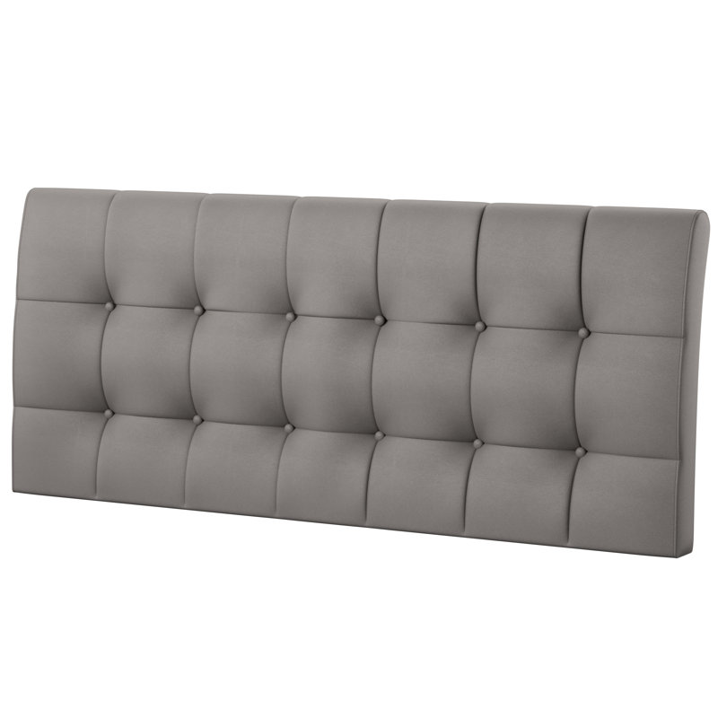Tête de lit tapissier Norwalk, Très grand, Gris