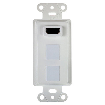 On-q Pre-configured Hdmi 2-port Strap, White