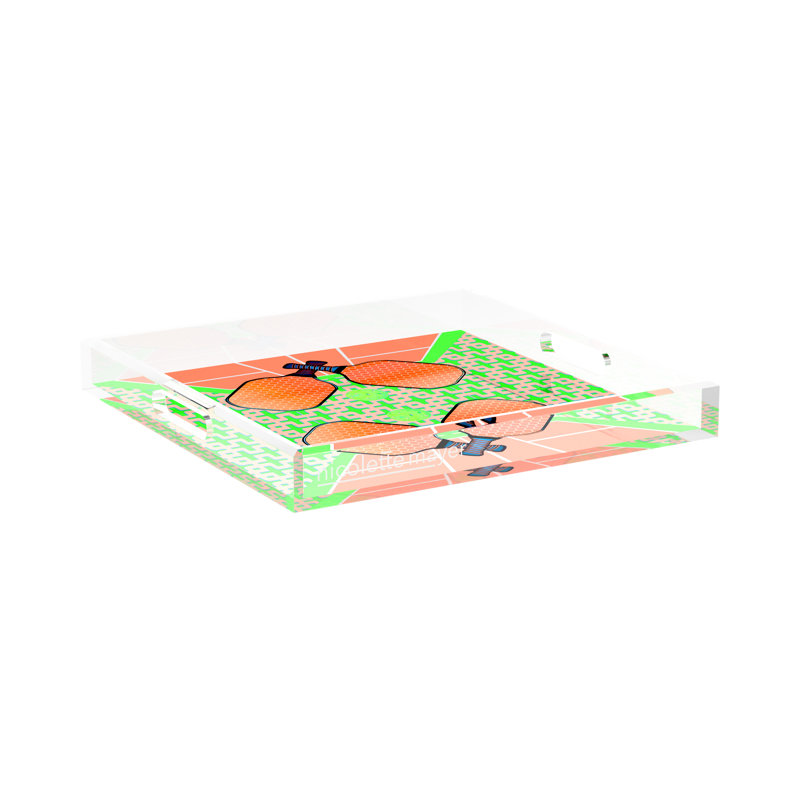 Decorative Tray, 2" H x 15" W x 15" D, Pam/Emma