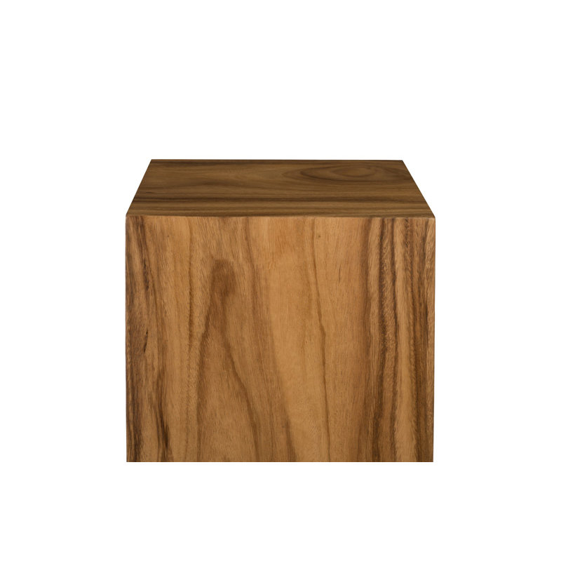 Pedestal Mitered Sculpture, Brown, 44" H x 14" W x 14" D