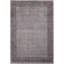Ephesus Collection Living Room Rugs Bordered Design in Grey-105291549