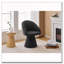 Chenille Fabric Swivel Accent Armchair-154915384