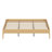 Sleek Simple Style Bed Frame with Engineered Support Grid and Tool-Free Construction-1276456301