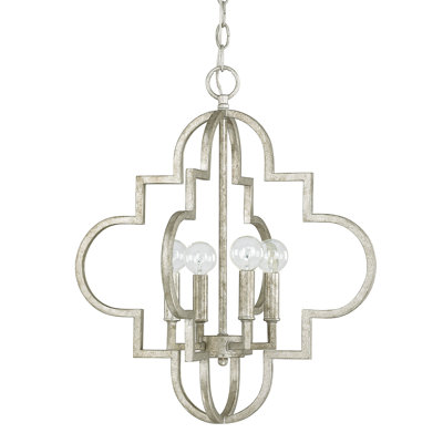 Ellis 4 - Light Dimmable Geometric Chandelier