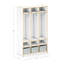 Casier 3 sections EdQ - Blanc-121690177-121690178-121690179